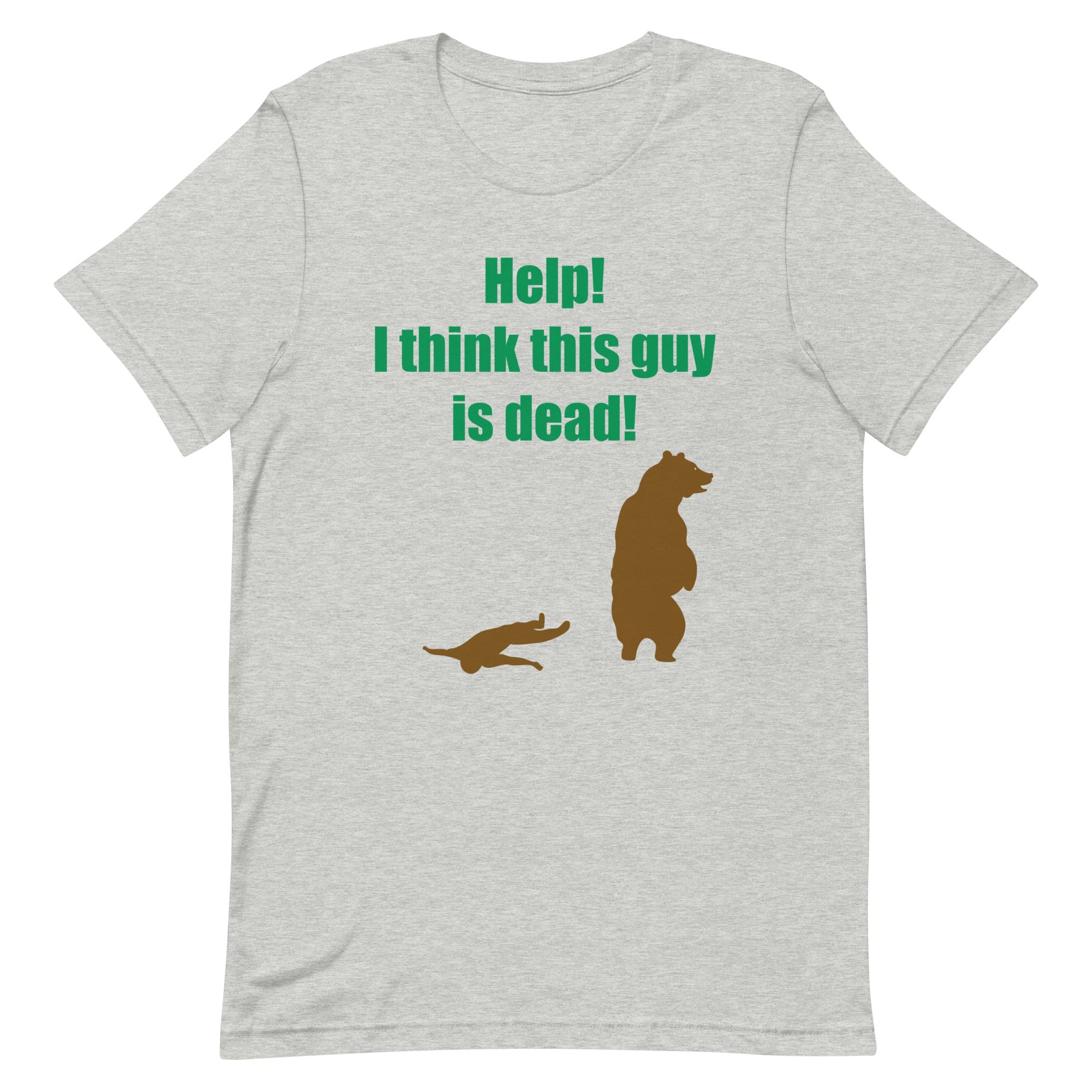 Help! I Think This Guy Is Dead! Men's Signature Tee Hoodie, Sweatshirt | CoreVibeTees.com (Image 1)