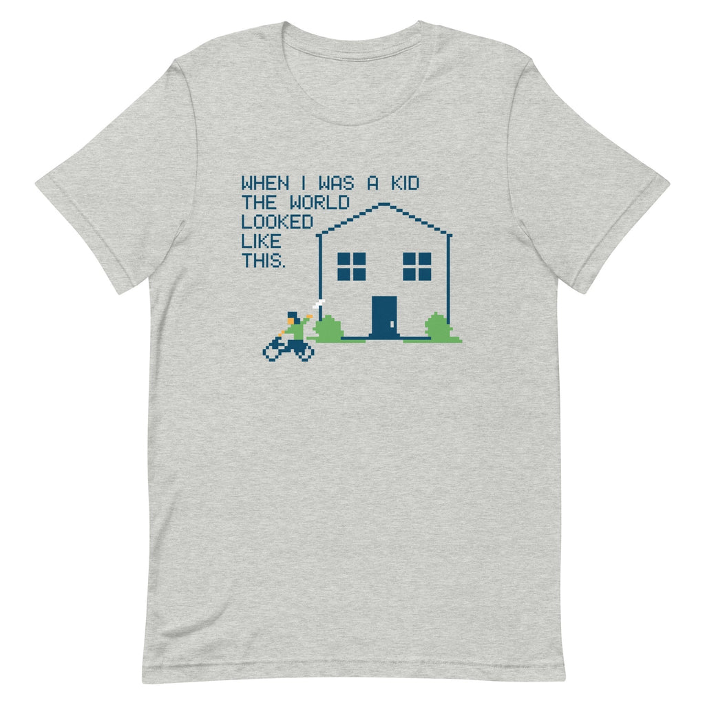 When I Was A Kid The World Men's Signature Tee Hoodie, Sweatshirt | CoreVibeTees.com (Image 4)
