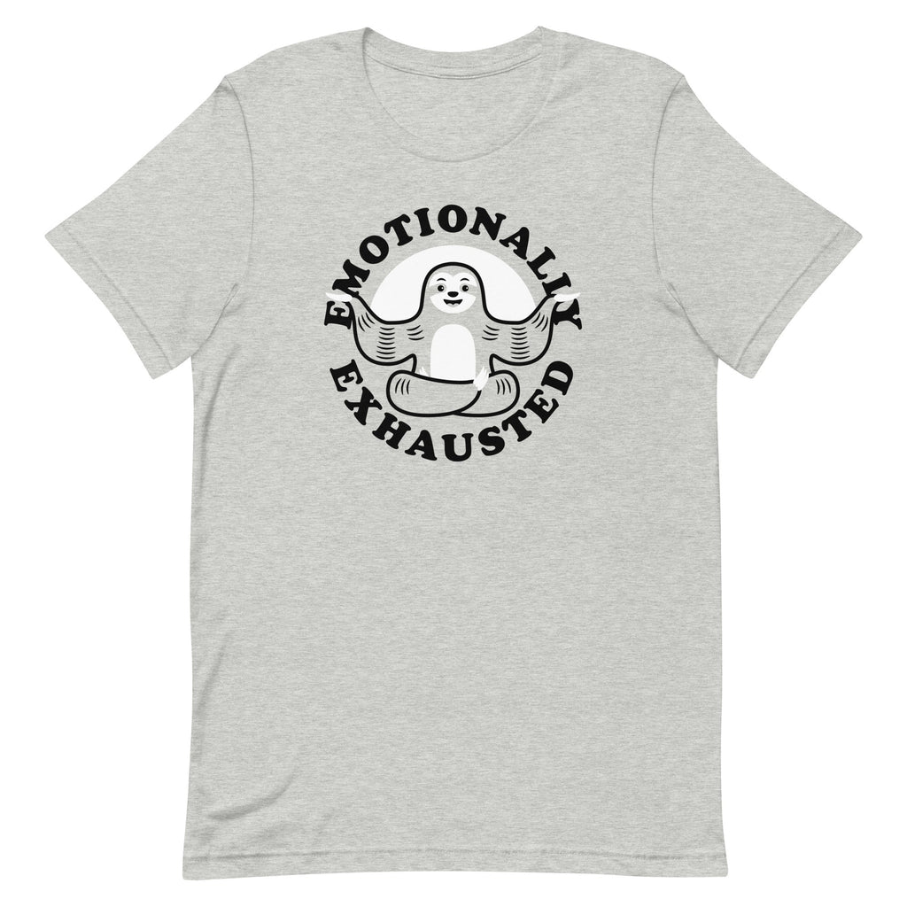 Emotionally Exhausted Men's Signature Tee Hoodie, Sweatshirt | CoreVibeTees.com (Image 1)