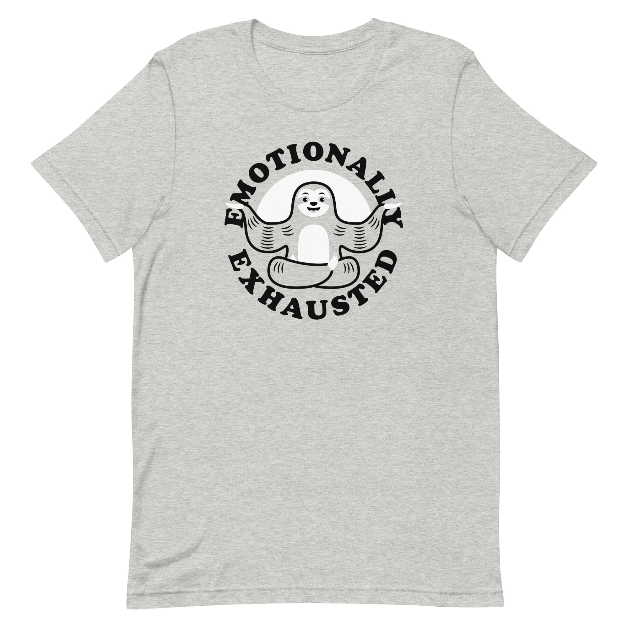 Emotionally Exhausted Men's Signature Tee Hoodie, Sweatshirt | CoreVibeTees.com (Image 1)