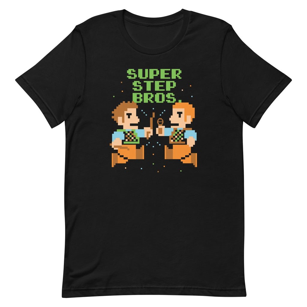 Super Step Bros Men's Signature Tee Hoodie, Sweatshirt | CoreVibeTees.com (Image 2)