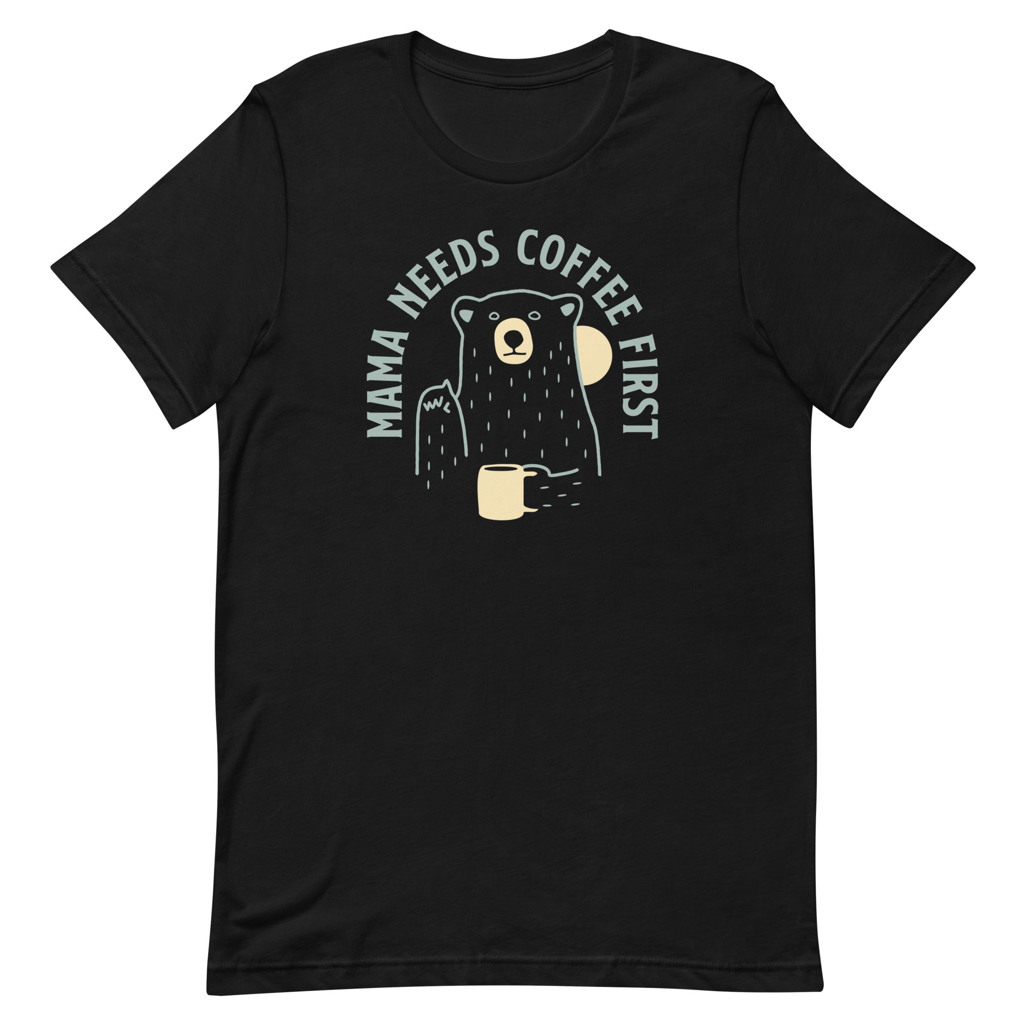 Mama Needs Coffee First Men's Signature Tee Hoodie, Sweatshirt | CoreVibeTees.com (Image 2)