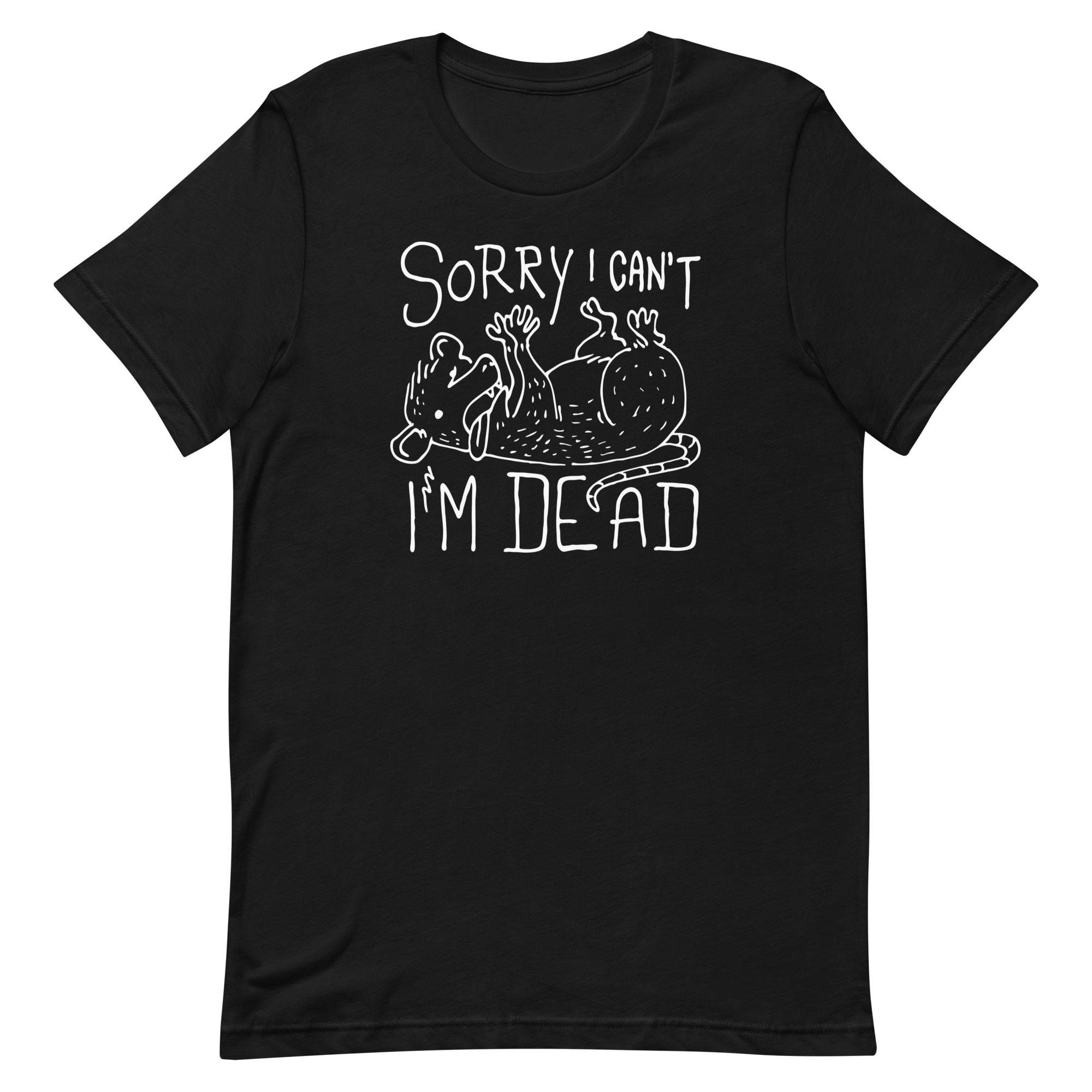 Sorry I Can't I'm Dead Men's Signature Tee Hoodie, Sweatshirt | CoreVibeTees.com (Image 2)