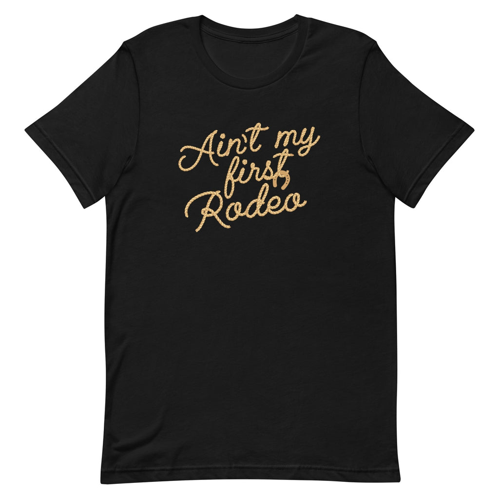 Ain't My First Rodeo Men's Signature Tee Hoodie, Sweatshirt | CoreVibeTees.com (Image 2)