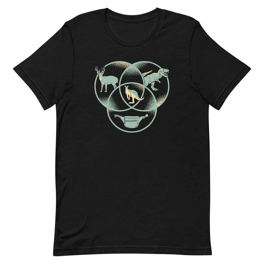 Kangaroo Venn Diagram Men's Signature Tee Hoodie, Sweatshirt | CoreVibeTees.com (Image 2)