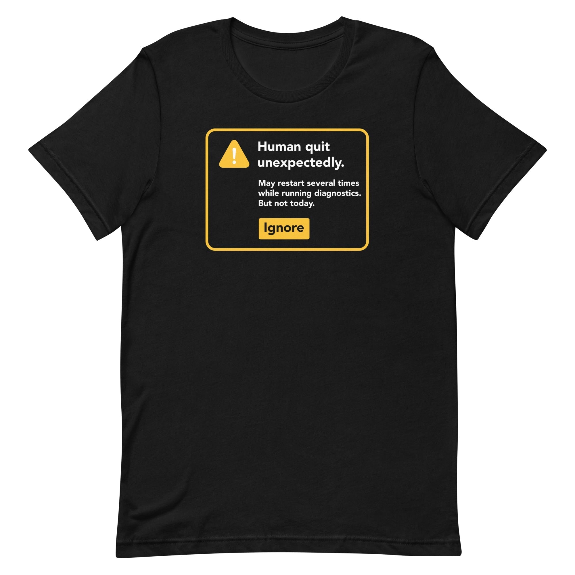 Human Quit Unexpectedly Men's Signature Tee Hoodie, Sweatshirt | CoreVibeTees.com (Image 2)