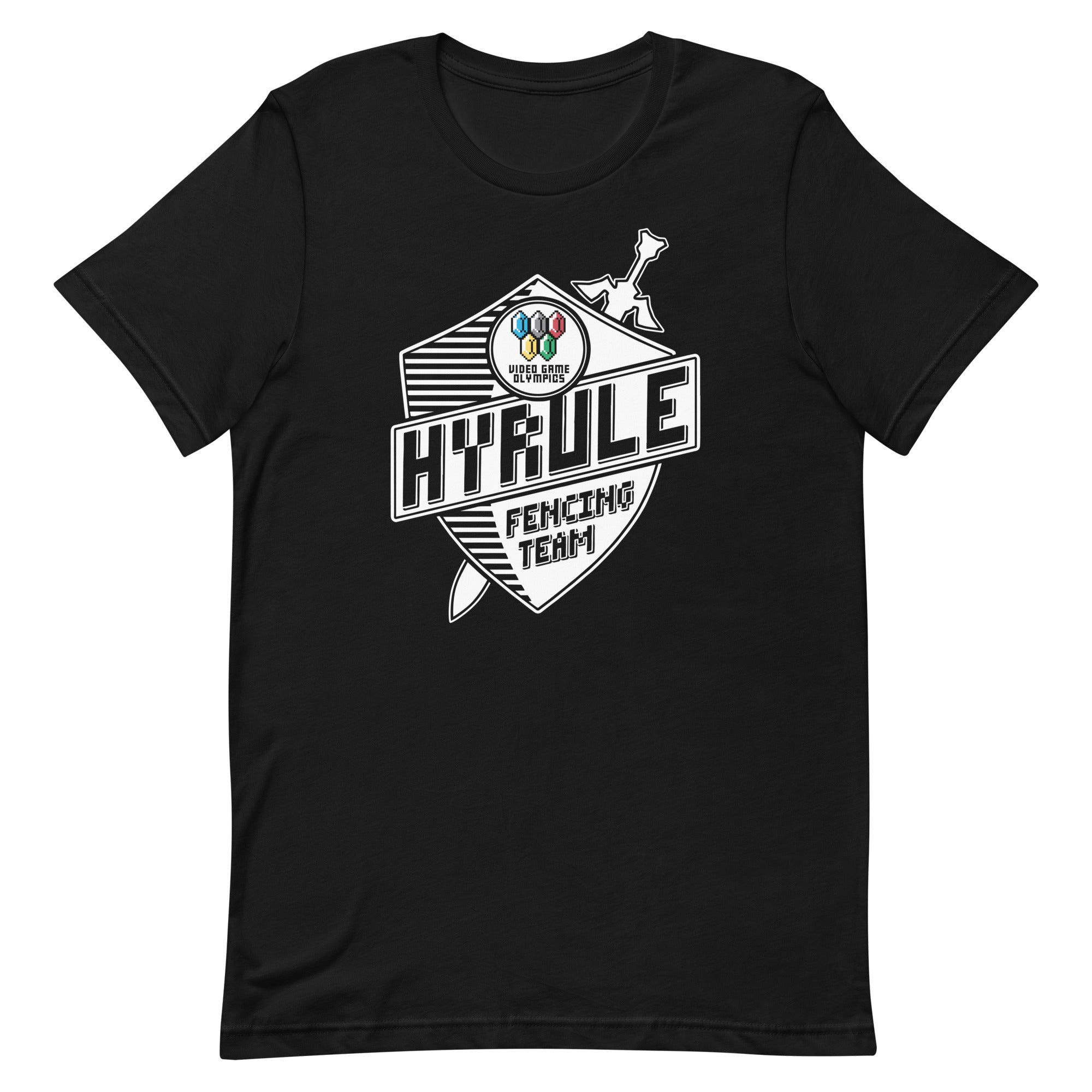 Hyrule Fencing Team Men's Signature Tee Hoodie, Sweatshirt | CoreVibeTees.com (Image 2)