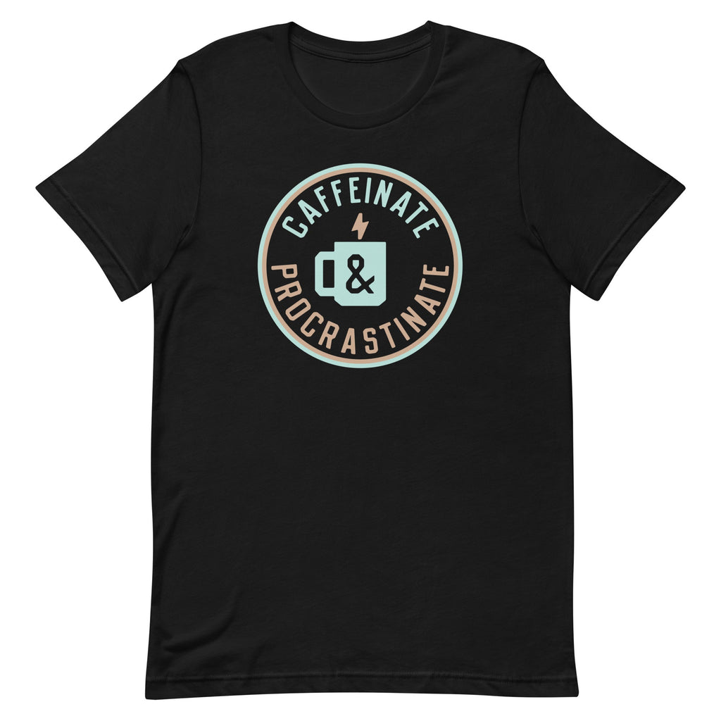 Caffeinate And Procrastinate Men's Signature Tee Hoodie, Sweatshirt | CoreVibeTees.com (Image 2)