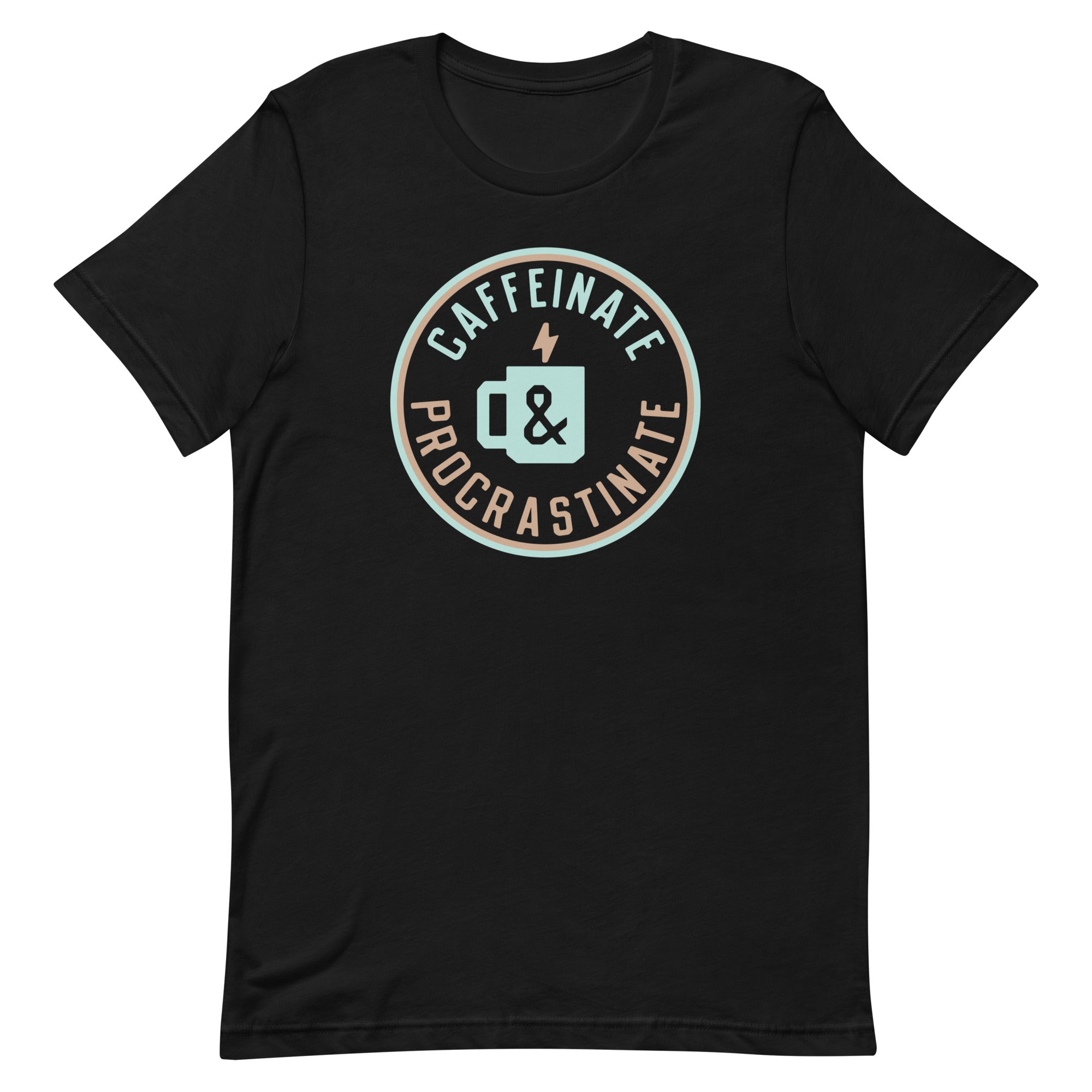 Caffeinate And Procrastinate Men's Signature Tee Hoodie, Sweatshirt | CoreVibeTees.com (Image 2)
