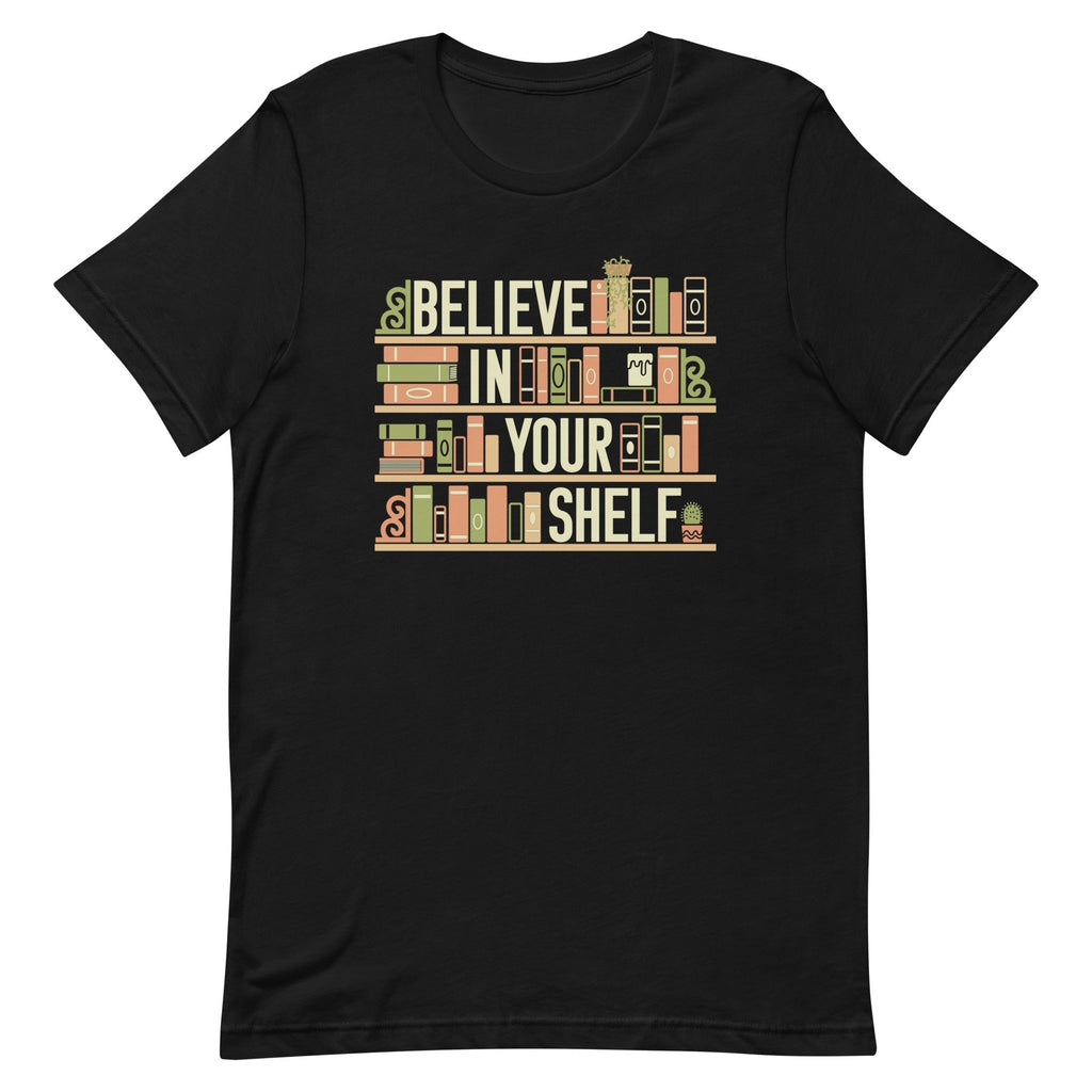 Believe In Your Shelf Men's Signature Tee Hoodie, Sweatshirt | CoreVibeTees.com (Image 2)