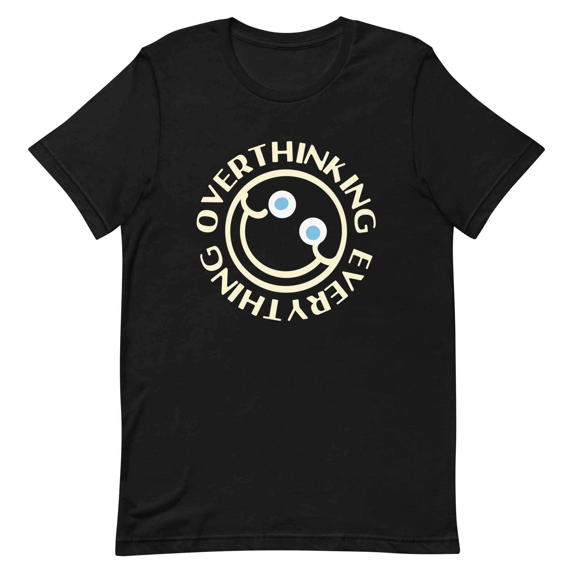Overthinking Everything Men's Signature Tee Hoodie, Sweatshirt | CoreVibeTees.com (Image 2)