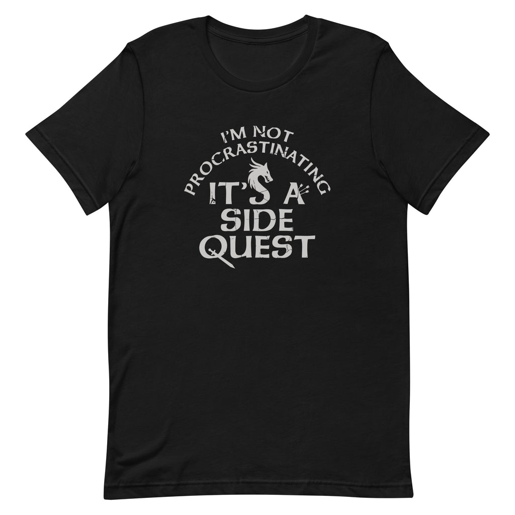 I'm Not Procrastinating, It's A Side Quest Men's Signature Tee Hoodie, Sweatshirt | CoreVibeTees.com (Image 1)