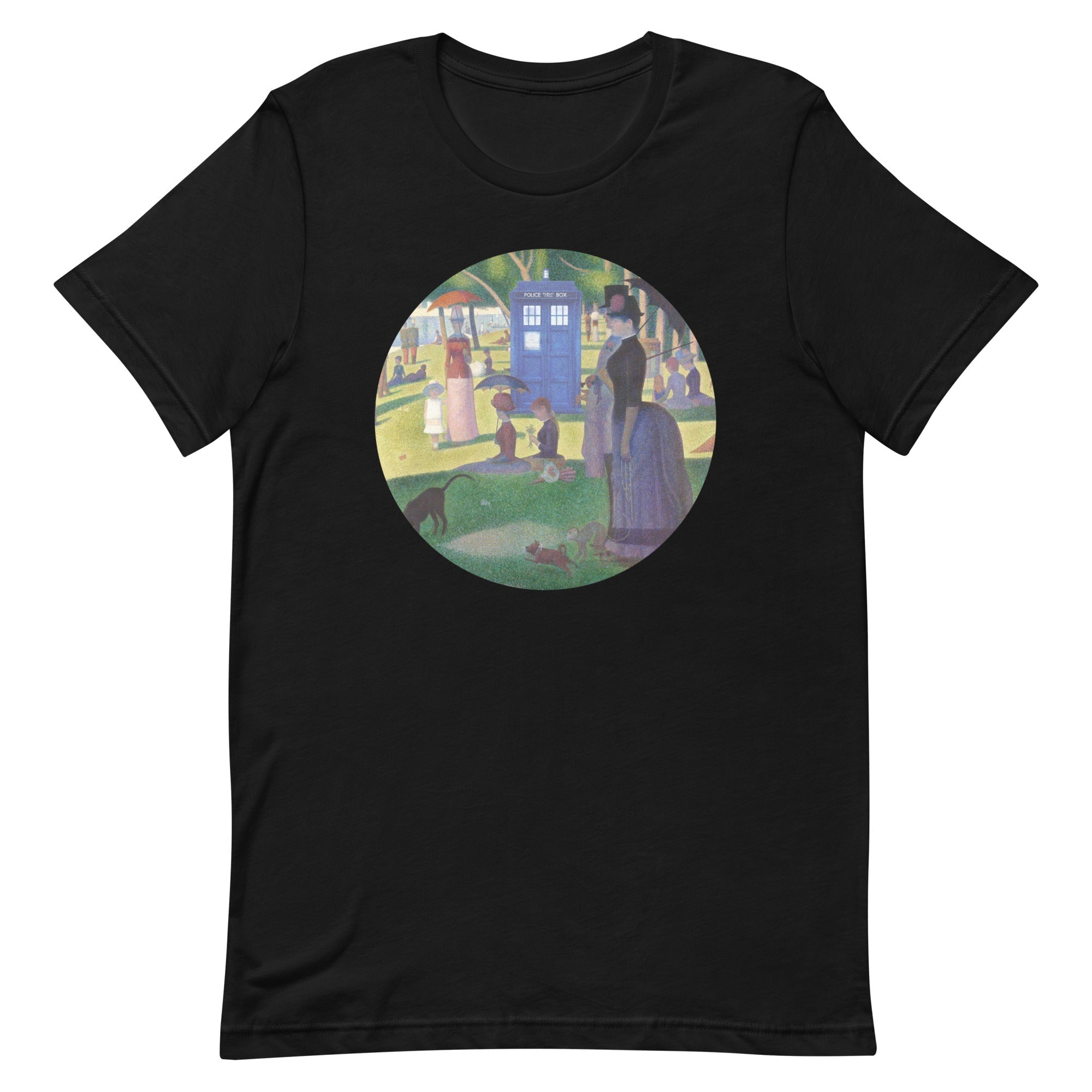 Tardis On La Grande Men's Signature Tee Hoodie, Sweatshirt | CoreVibeTees.com (Image 2)