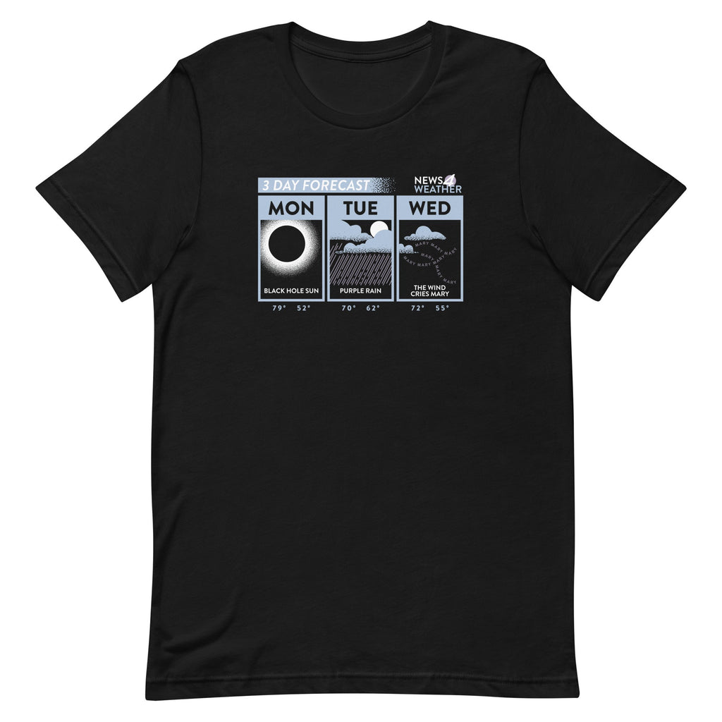 3 Day Forecast Men's Signature Tee Hoodie, Sweatshirt | CoreVibeTees.com (Image 1)