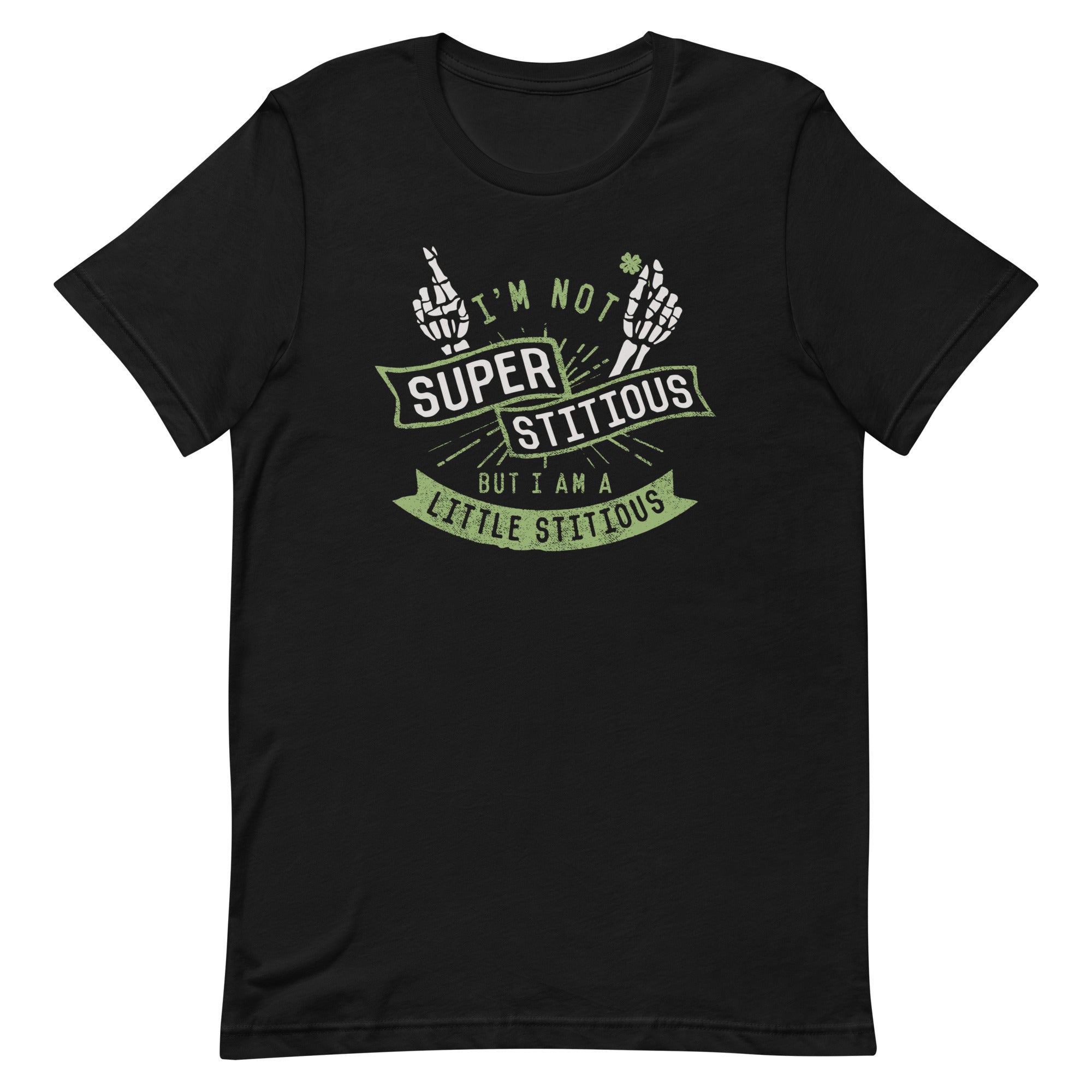I'm Not Superstitious, But I Am A Little Stitious Men's Signature Tee Hoodie, Sweatshirt | CoreVibeTees.com (Image 1)