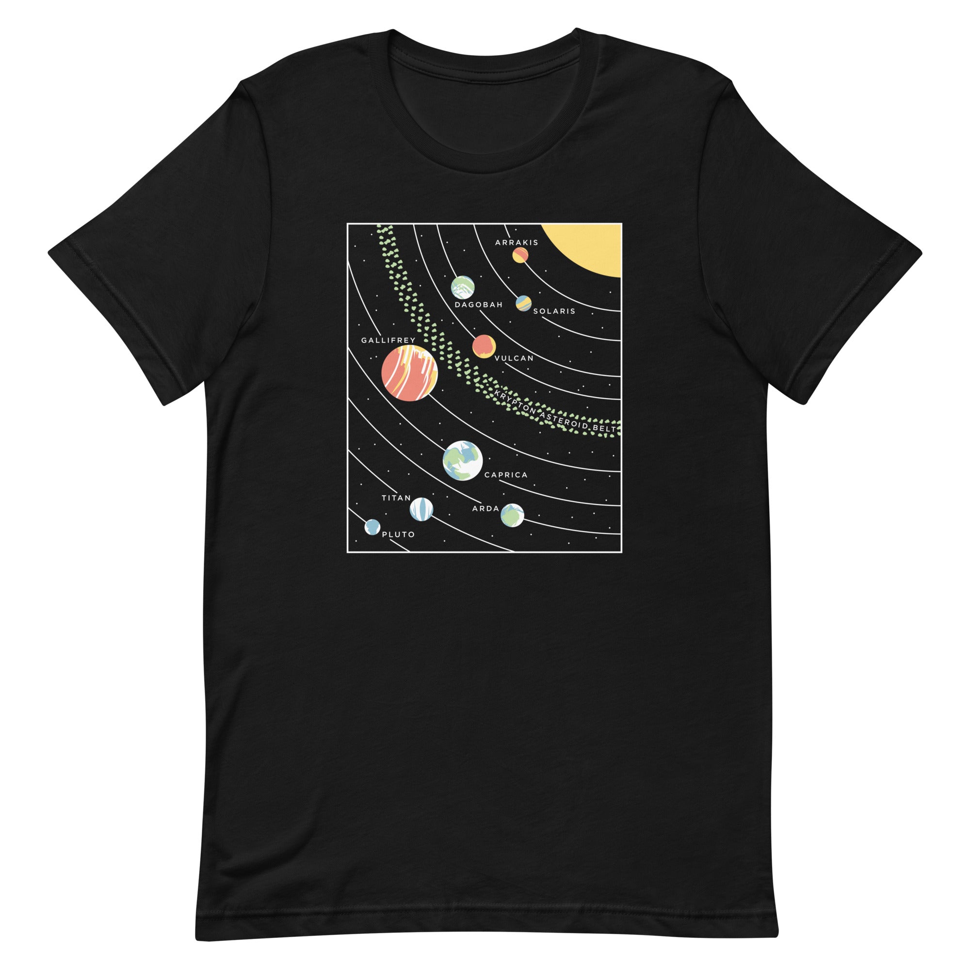 9 Planets Men's Signature Tee Hoodie, Sweatshirt | CoreVibeTees.com (Image 1)