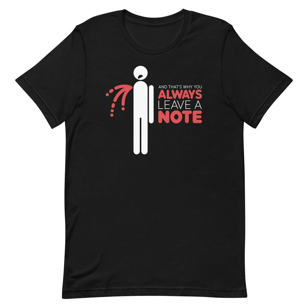 Always Leave A Note Men's Signature Tee Hoodie, Sweatshirt | CoreVibeTees.com (Image 1)