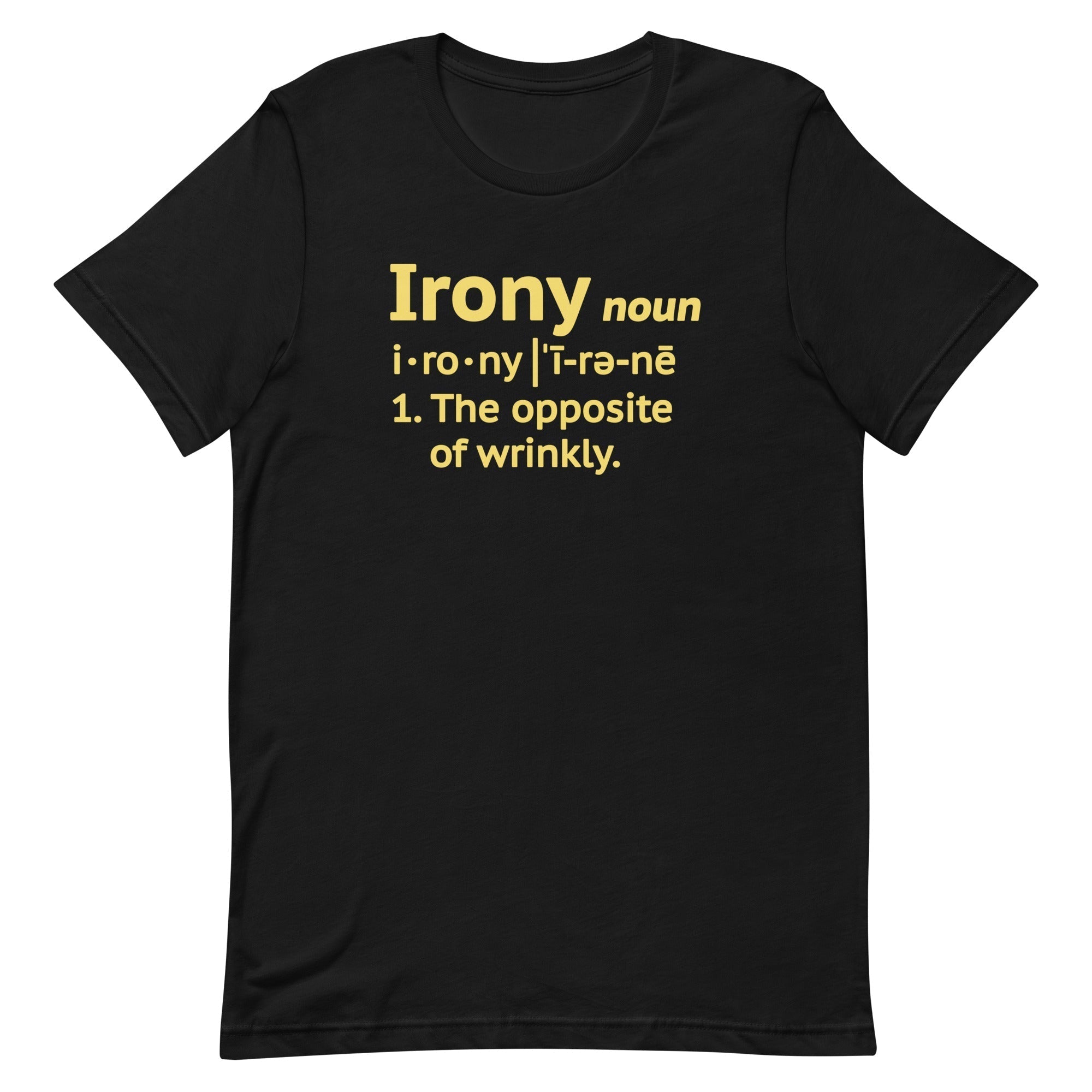 Irony Definition Men's Signature Tee Hoodie, Sweatshirt | CoreVibeTees.com (Image 1)