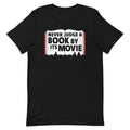 Never Judge A Book By Its Movie Men's Signature Tee Hoodie, Sweatshirt | CoreVibeTees.com (Image 1)