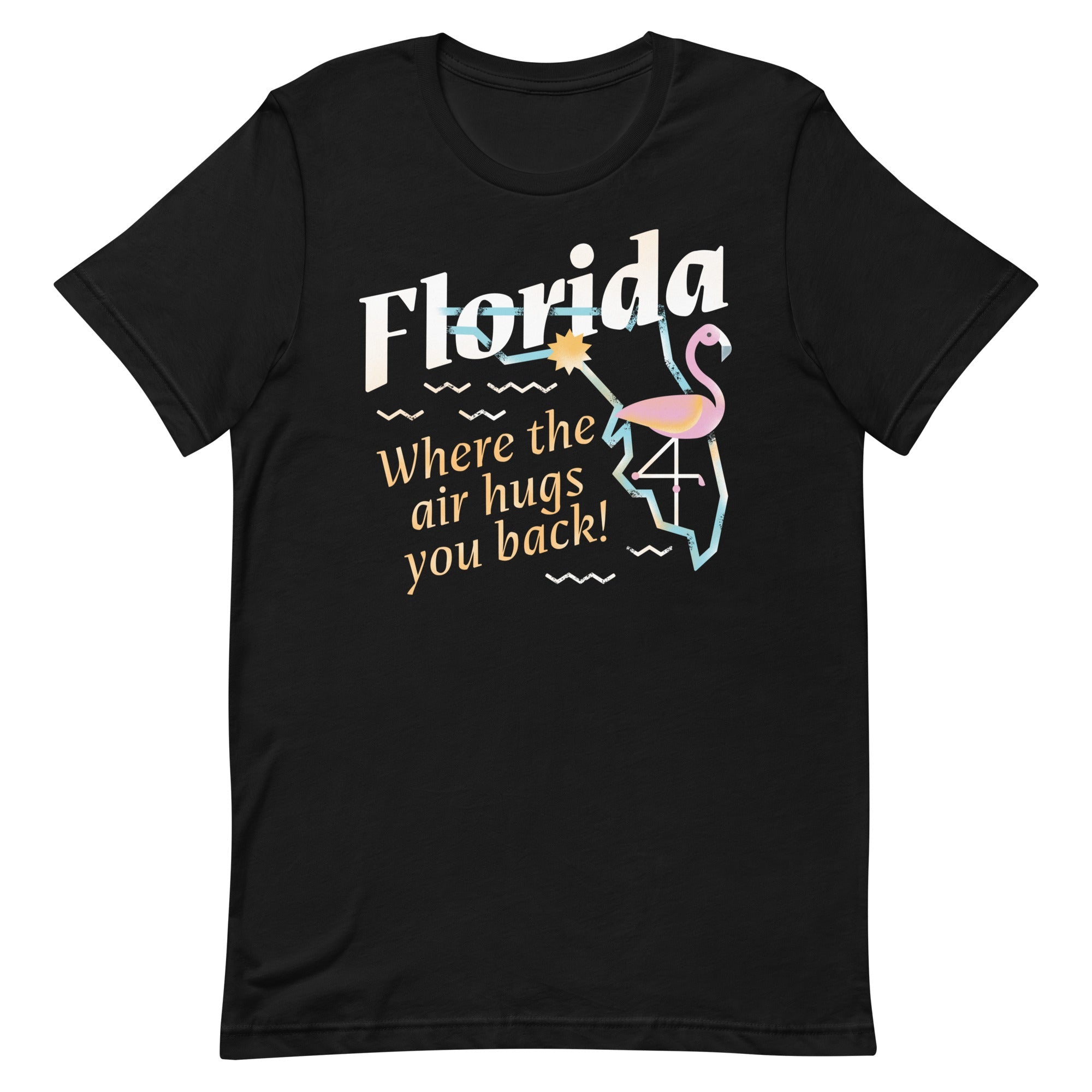 Florida Where The Air Hugs You Back Men's Signature Tee