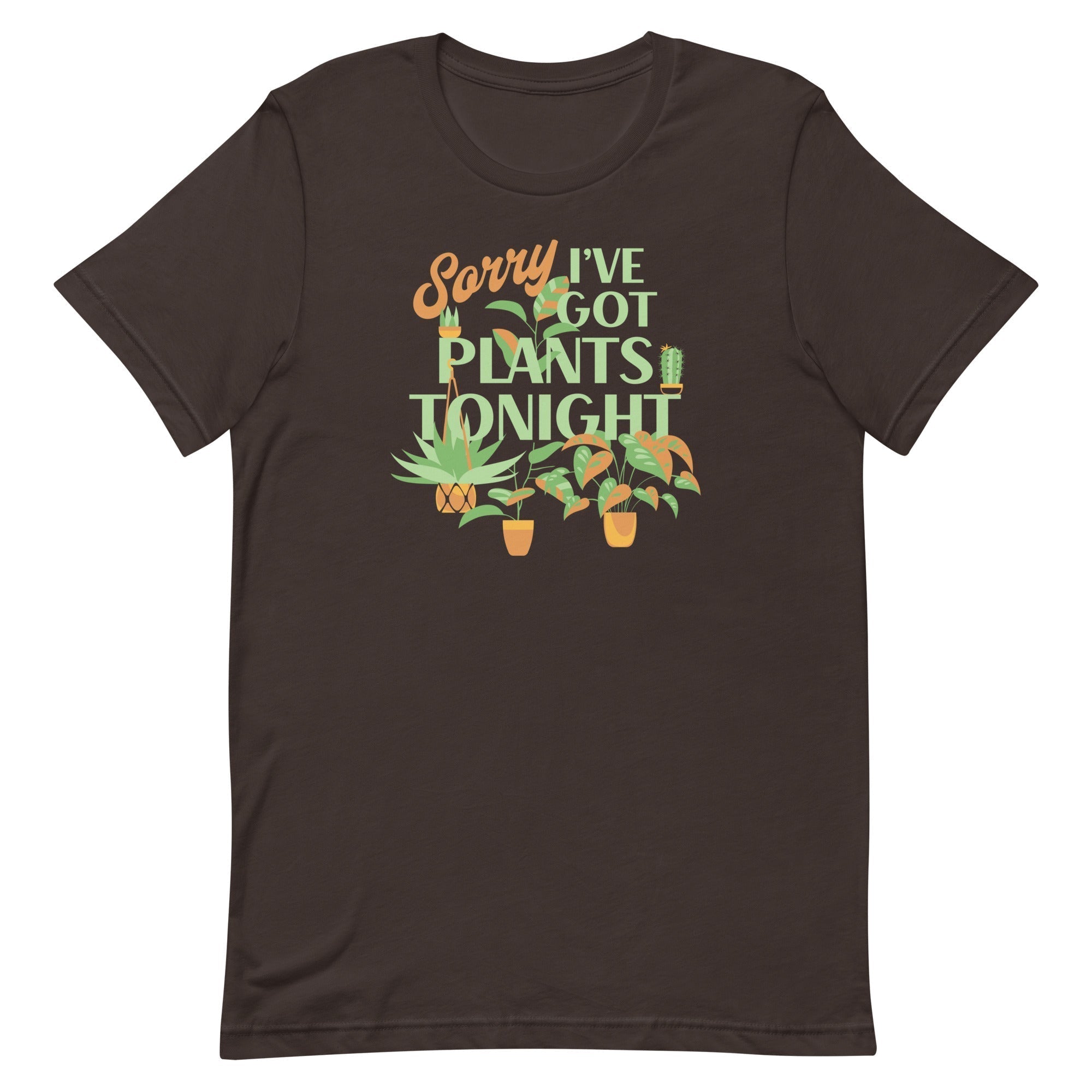 Sorry I've Got Plants Tonight Men's Signature Tee Hoodie, Sweatshirt | CoreVibeTees.com (Image 4)
