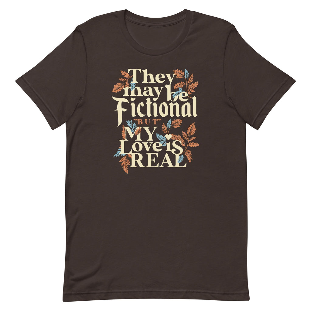 They May Be Fictional But My Love Is Real Men's Signature Tee Hoodie, Sweatshirt | CoreVibeTees.com (Image 4)