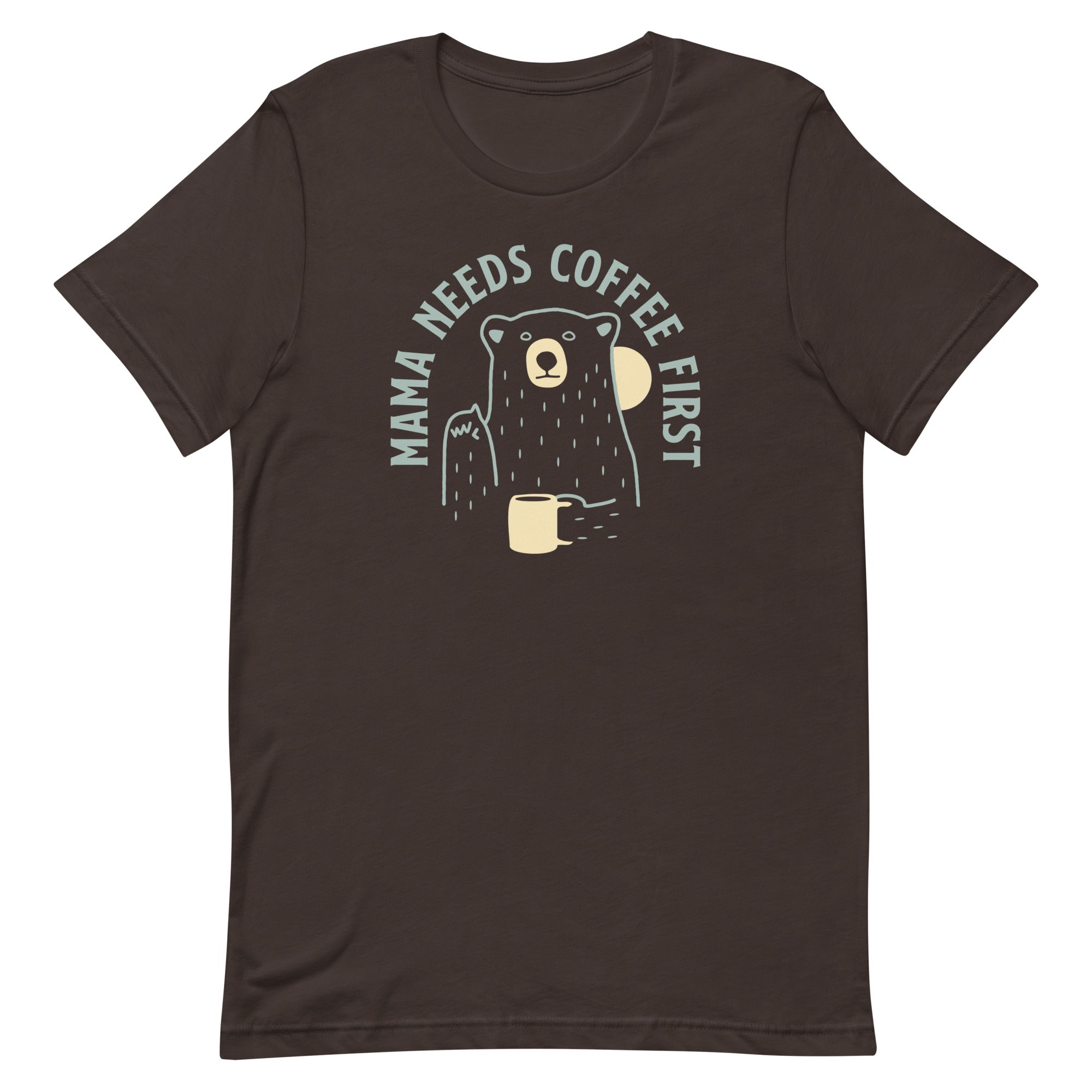 Mama Needs Coffee First Men's Signature Tee Hoodie, Sweatshirt | CoreVibeTees.com (Image 4)