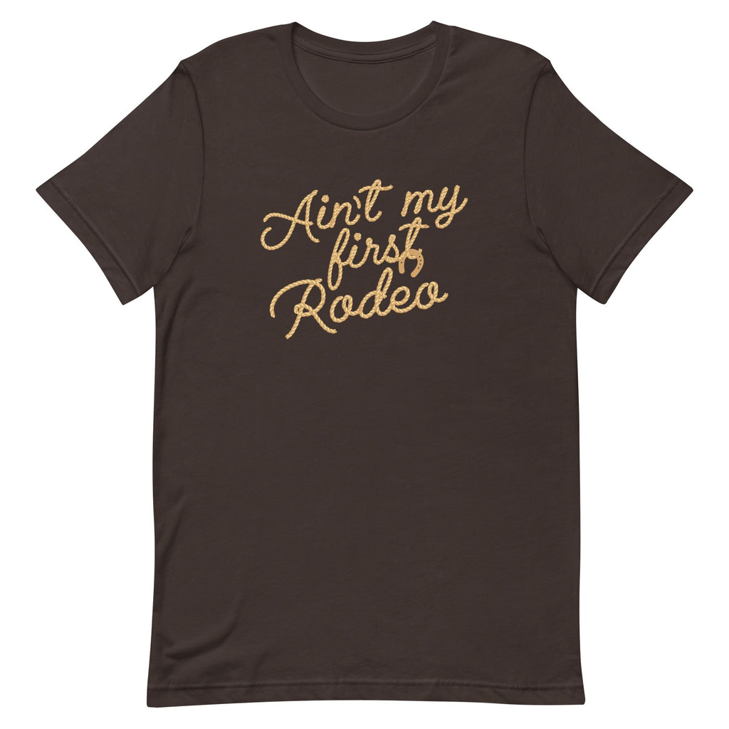 Ain't My First Rodeo Men's Signature Tee Hoodie, Sweatshirt | CoreVibeTees.com (Image 5)