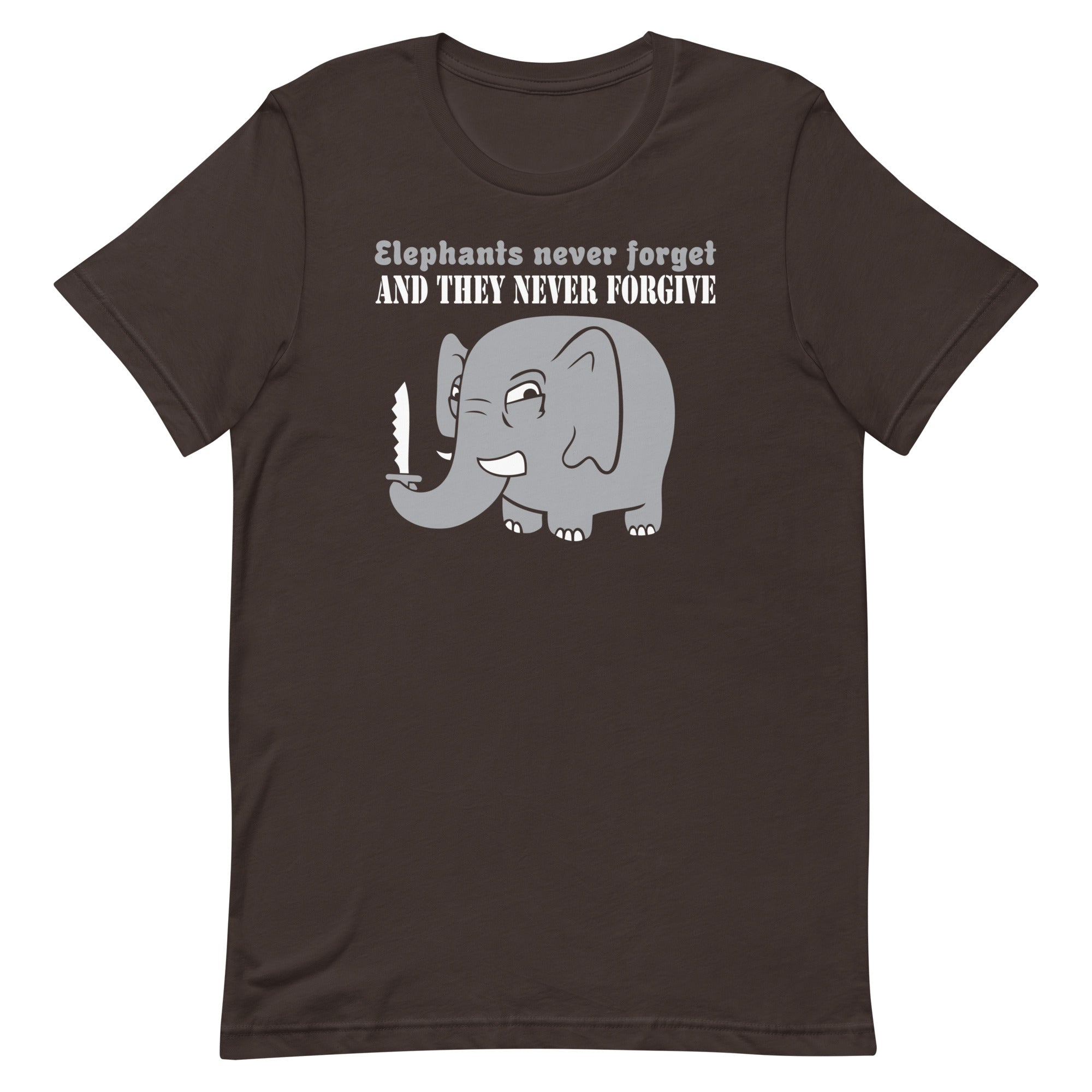 Elephants Never Forgive Men's Signature Tee Hoodie, Sweatshirt | CoreVibeTees.com (Image 4)
