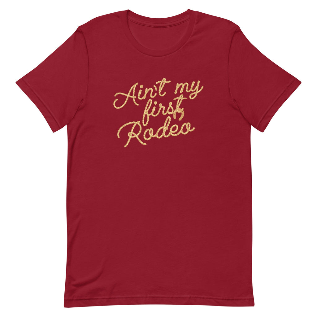 Ain't My First Rodeo Men's Signature Tee Hoodie, Sweatshirt | CoreVibeTees.com (Image 4)