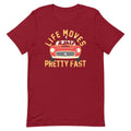 Life Moves Pretty Fast Men's Signature Tee Hoodie, Sweatshirt | CoreVibeTees.com (Image 1)