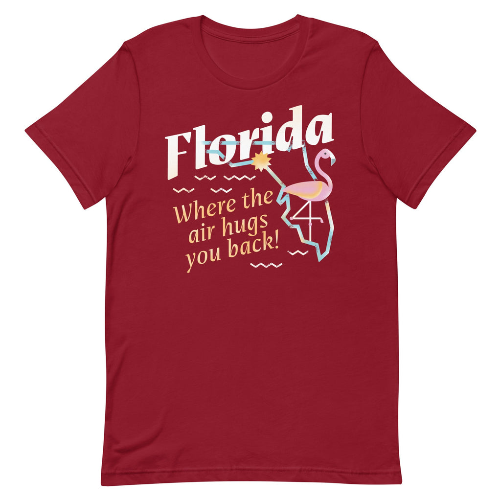 Florida Where The Air Hugs You Back Men's Signature Tee