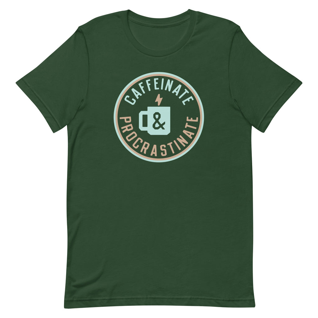 Caffeinate And Procrastinate Men's Signature Tee Hoodie, Sweatshirt | CoreVibeTees.com (Image 4)