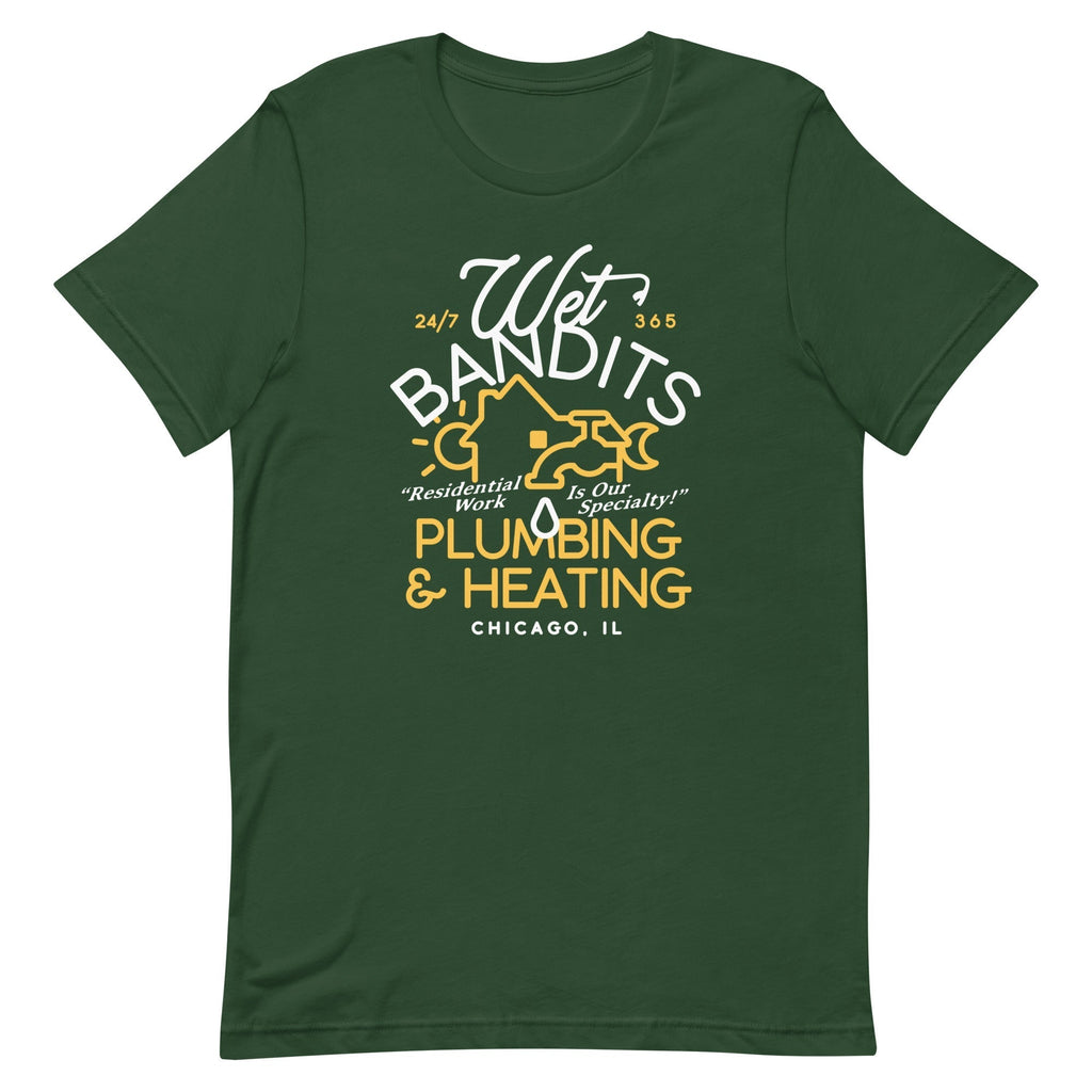 Wet Bandits Plumbing & Heating Men's Signature Tee Hoodie, Sweatshirt | CoreVibeTees.com (Image 4)