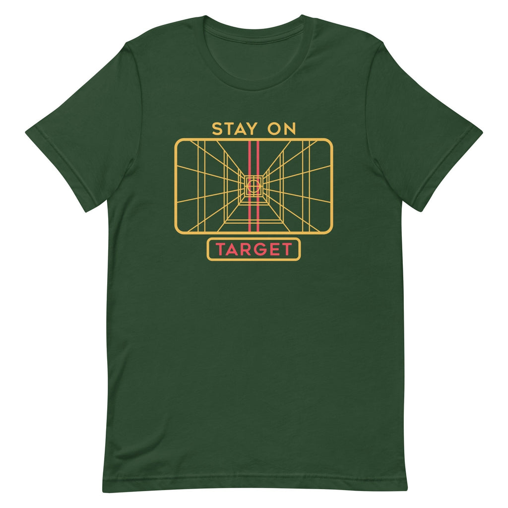 Stay On Target Men's Signature Tee Hoodie, Sweatshirt | CoreVibeTees.com (Image 3)