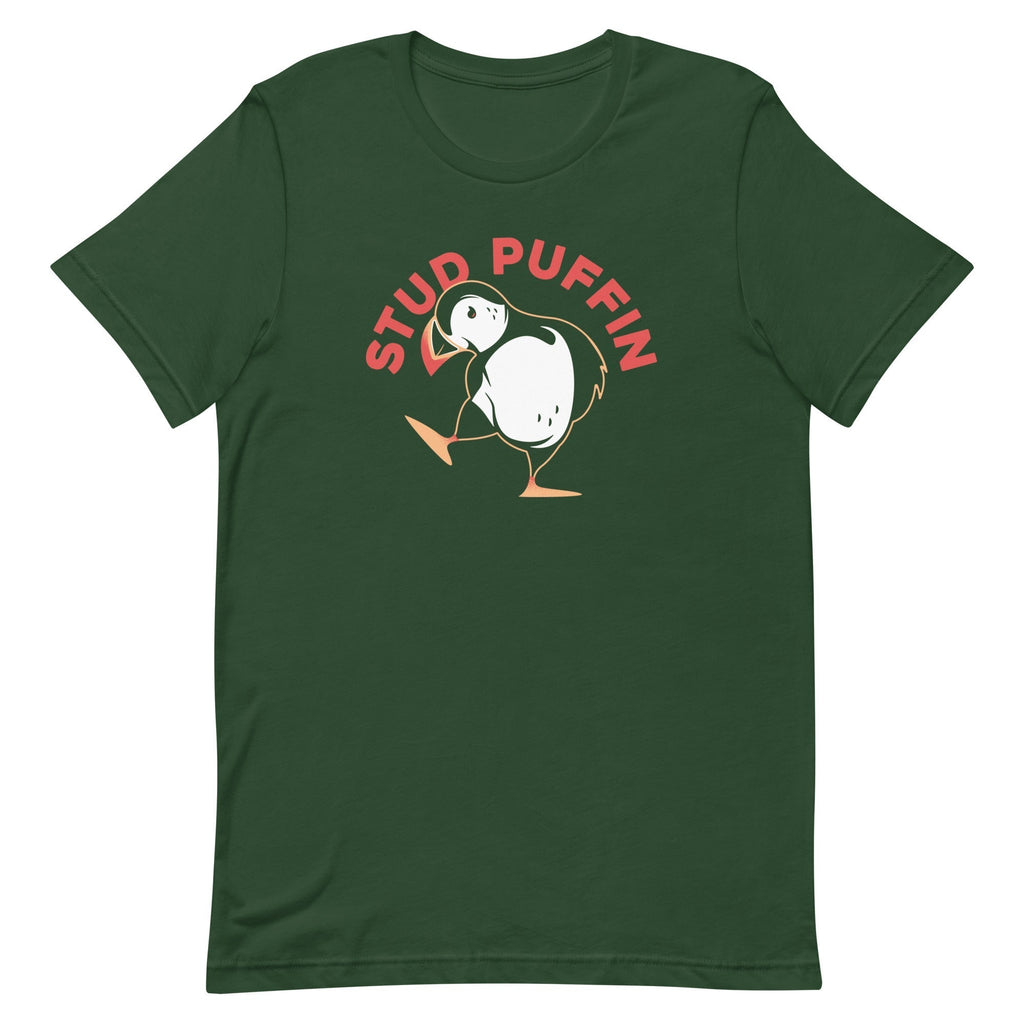 Stud Puffin Men's Signature Tee Hoodie, Sweatshirt | CoreVibeTees.com (Image 4)