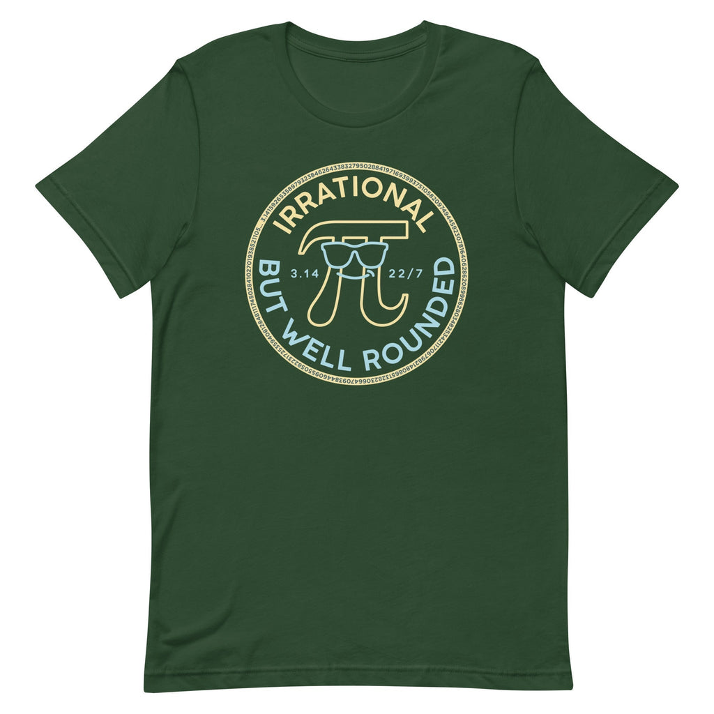 Irrational But Well Rounded Men's Signature Tee Hoodie, Sweatshirt | CoreVibeTees.com (Image 4)