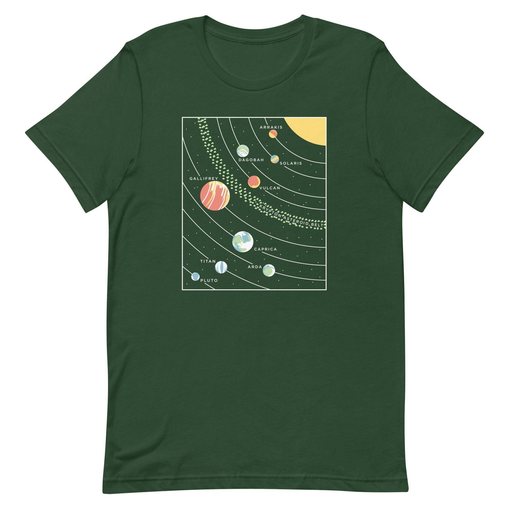 9 Planets Men's Signature Tee Hoodie, Sweatshirt | CoreVibeTees.com (Image 4)