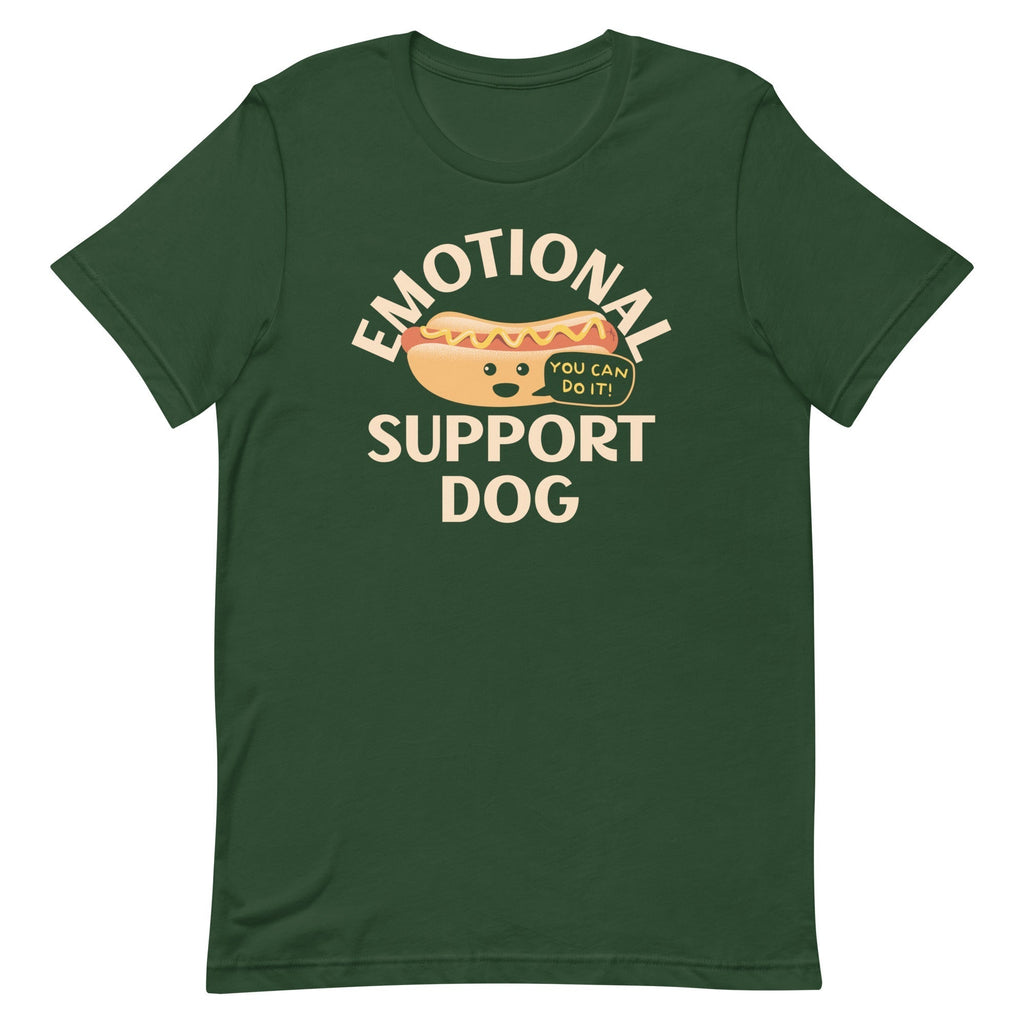 Emotional Support Dog Men's Signature Tee Hoodie, Sweatshirt | CoreVibeTees.com (Image 4)