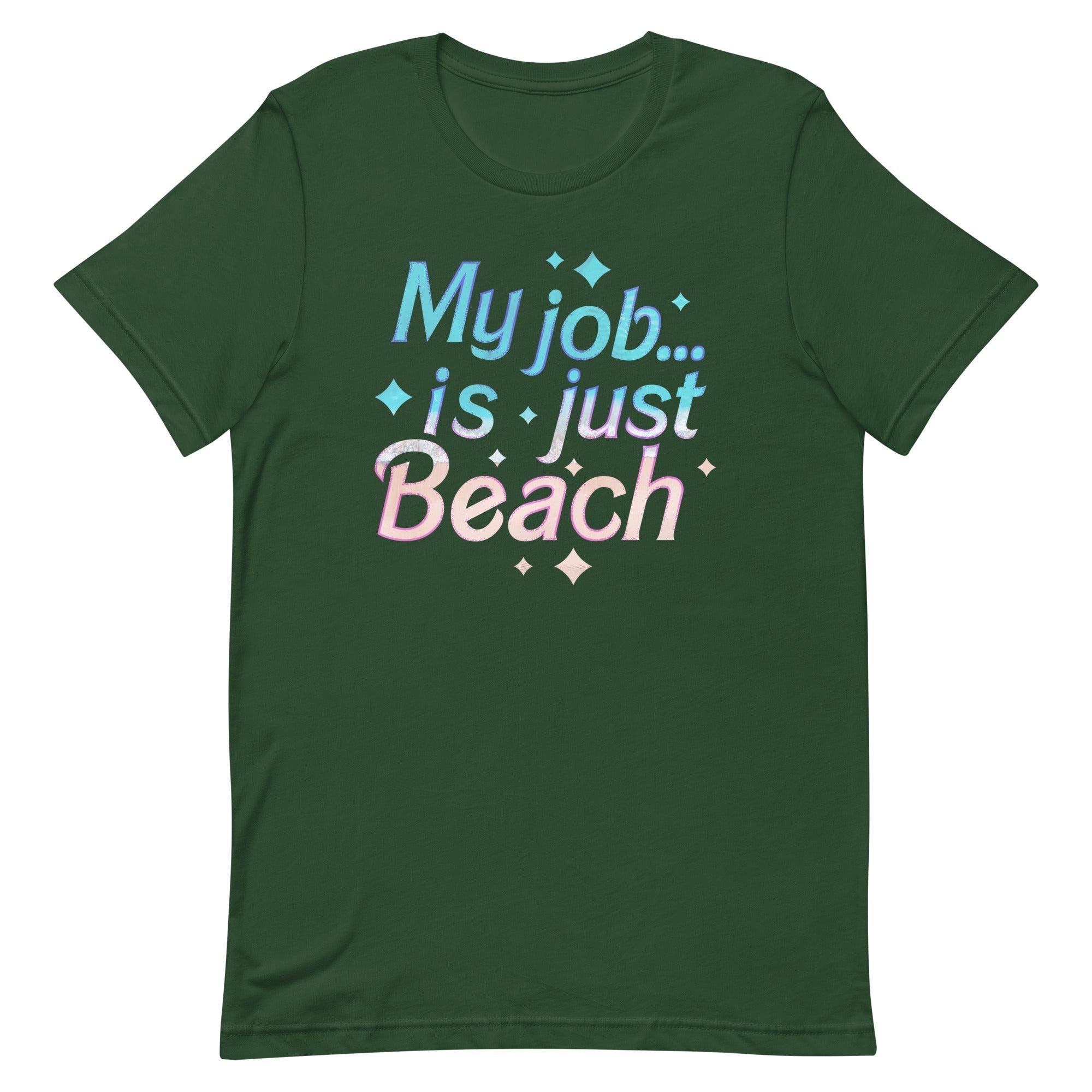My Job Is Just Beach Men's Signature Tee Hoodie, Sweatshirt | CoreVibeTees.com (Image 4)