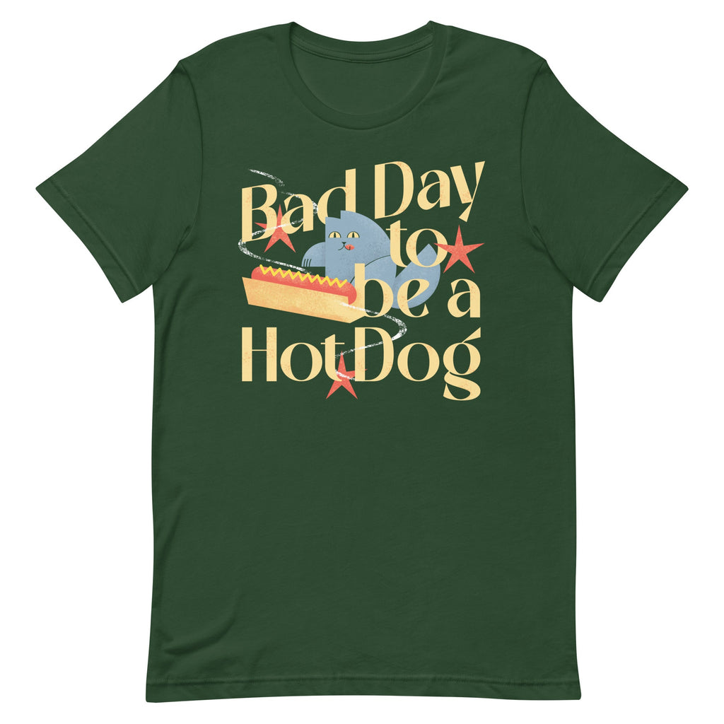 Bad Day To Be A Hot Dog Men's Signature Tee