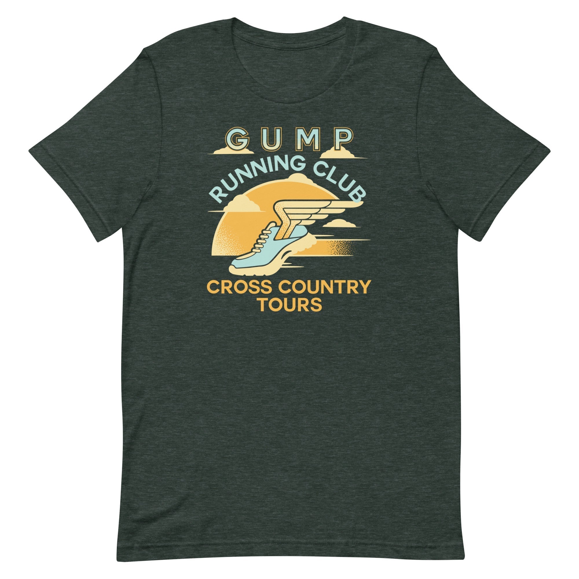 Gump Running Club Men's Signature Tee Hoodie, Sweatshirt | CoreVibeTees.com (Image 4)
