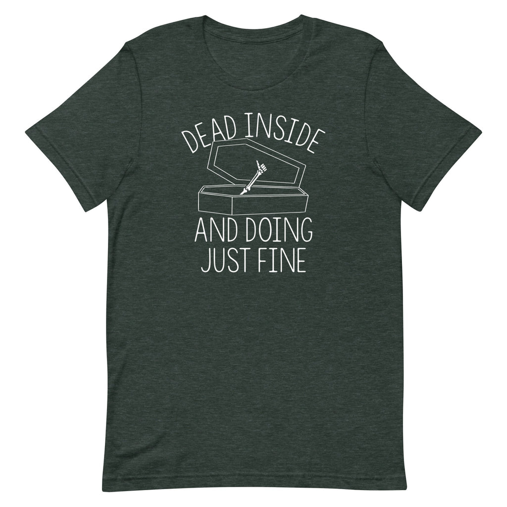 Dead Inside And Doing Fine Men's Signature Tee Hoodie, Sweatshirt | CoreVibeTees.com (Image 3)