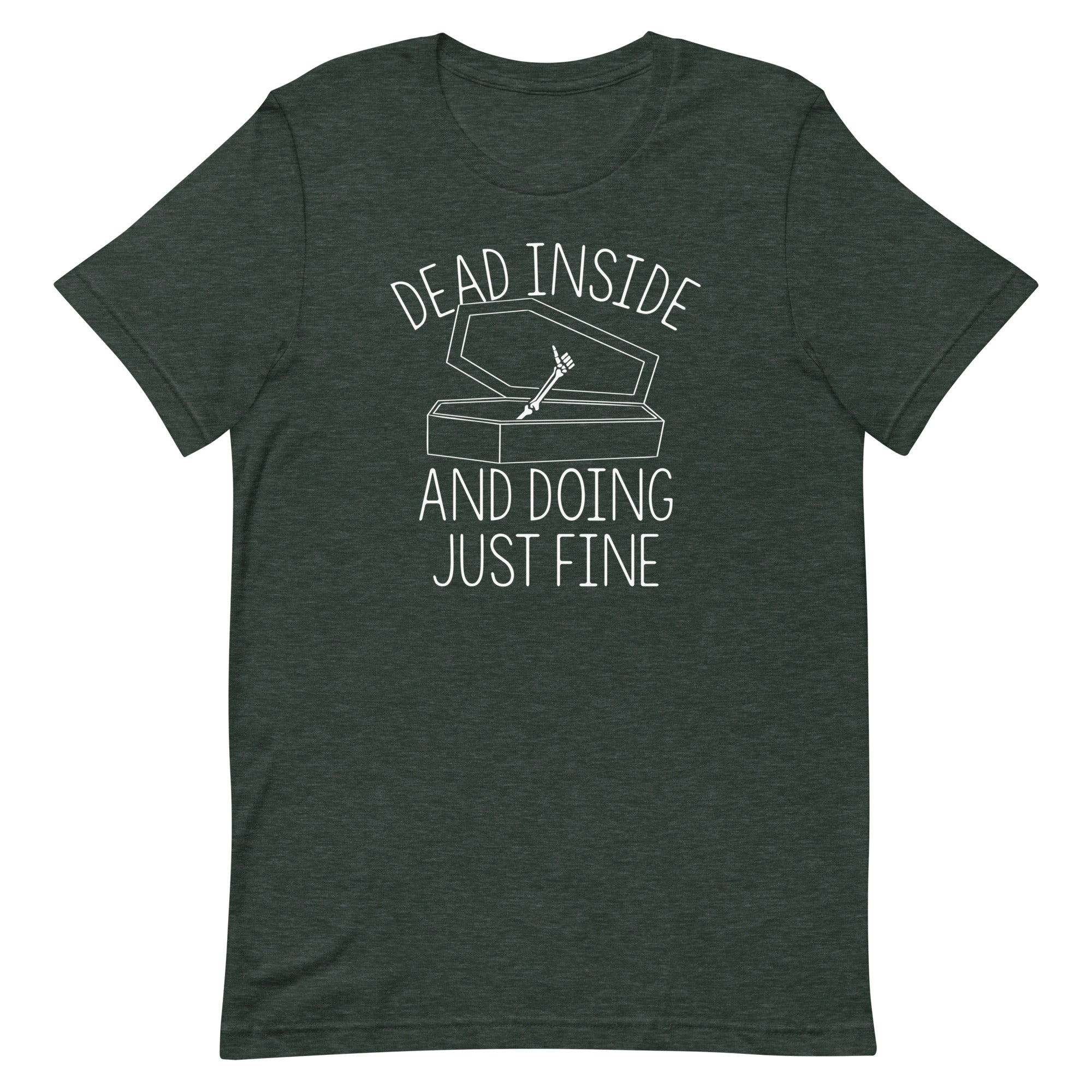Dead Inside And Doing Fine Men's Signature Tee Hoodie, Sweatshirt | CoreVibeTees.com (Image 3)