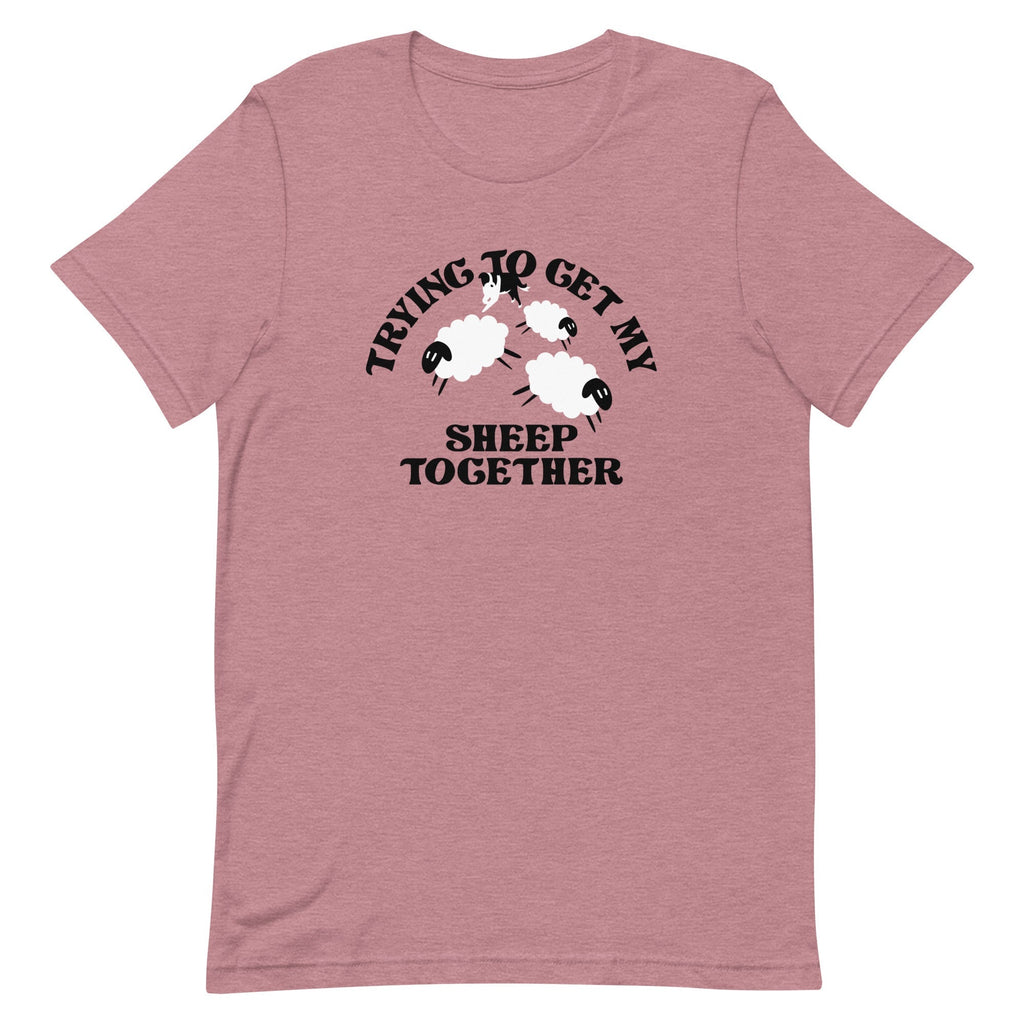 Trying To Get My Sheep Together Men's Signature Tee Hoodie, Sweatshirt | CoreVibeTees.com (Image 4)