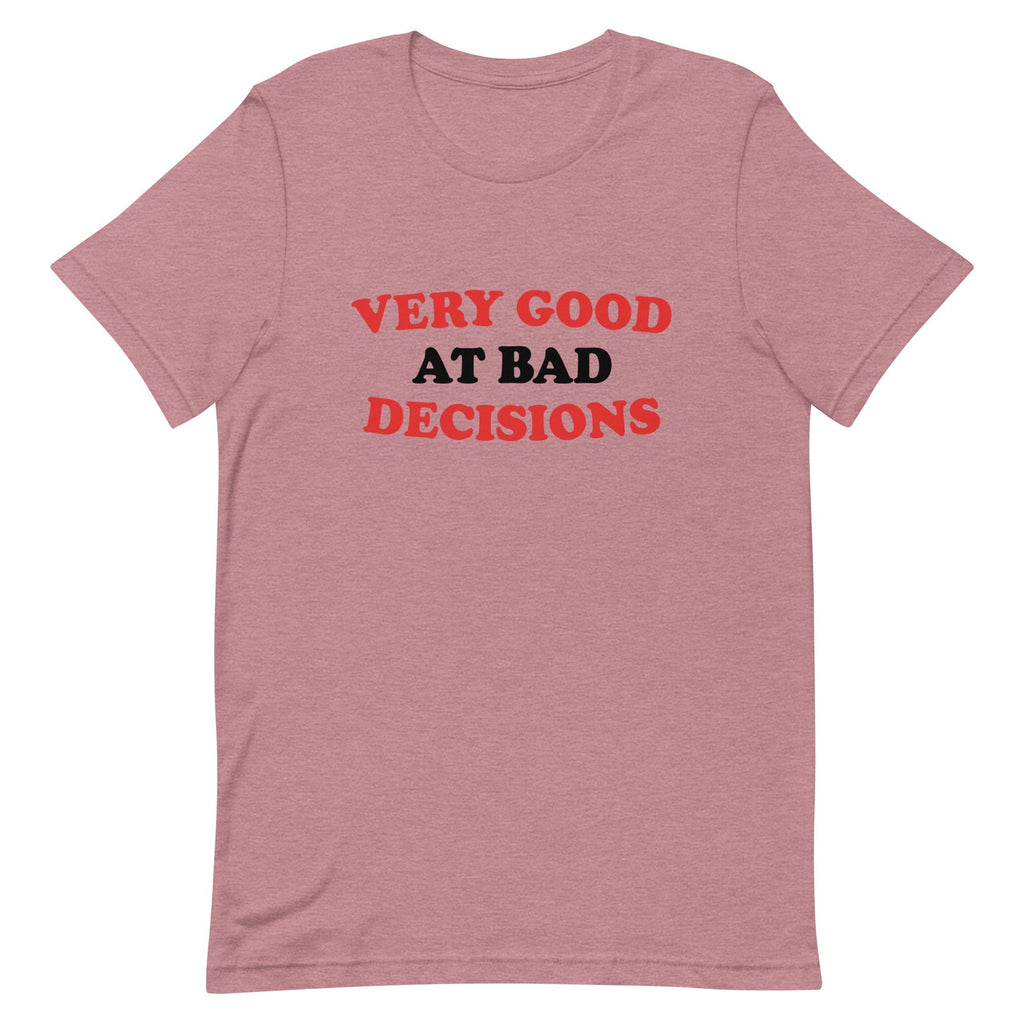 Very Good At Bad Decisions Men's Signature Tee Hoodie, Sweatshirt | CoreVibeTees.com (Image 4)