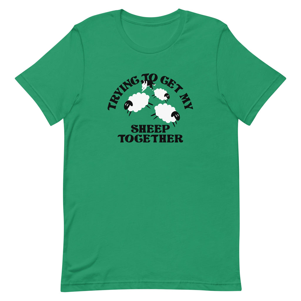 Trying To Get My Sheep Together Men's Signature Tee Hoodie, Sweatshirt | CoreVibeTees.com (Image 3)
