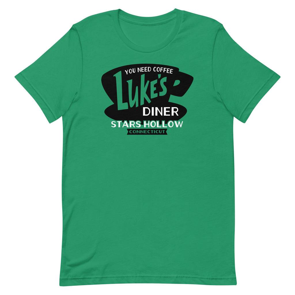 Luke's Diner Men's Signature Tee Hoodie, Sweatshirt | CoreVibeTees.com (Image 1)