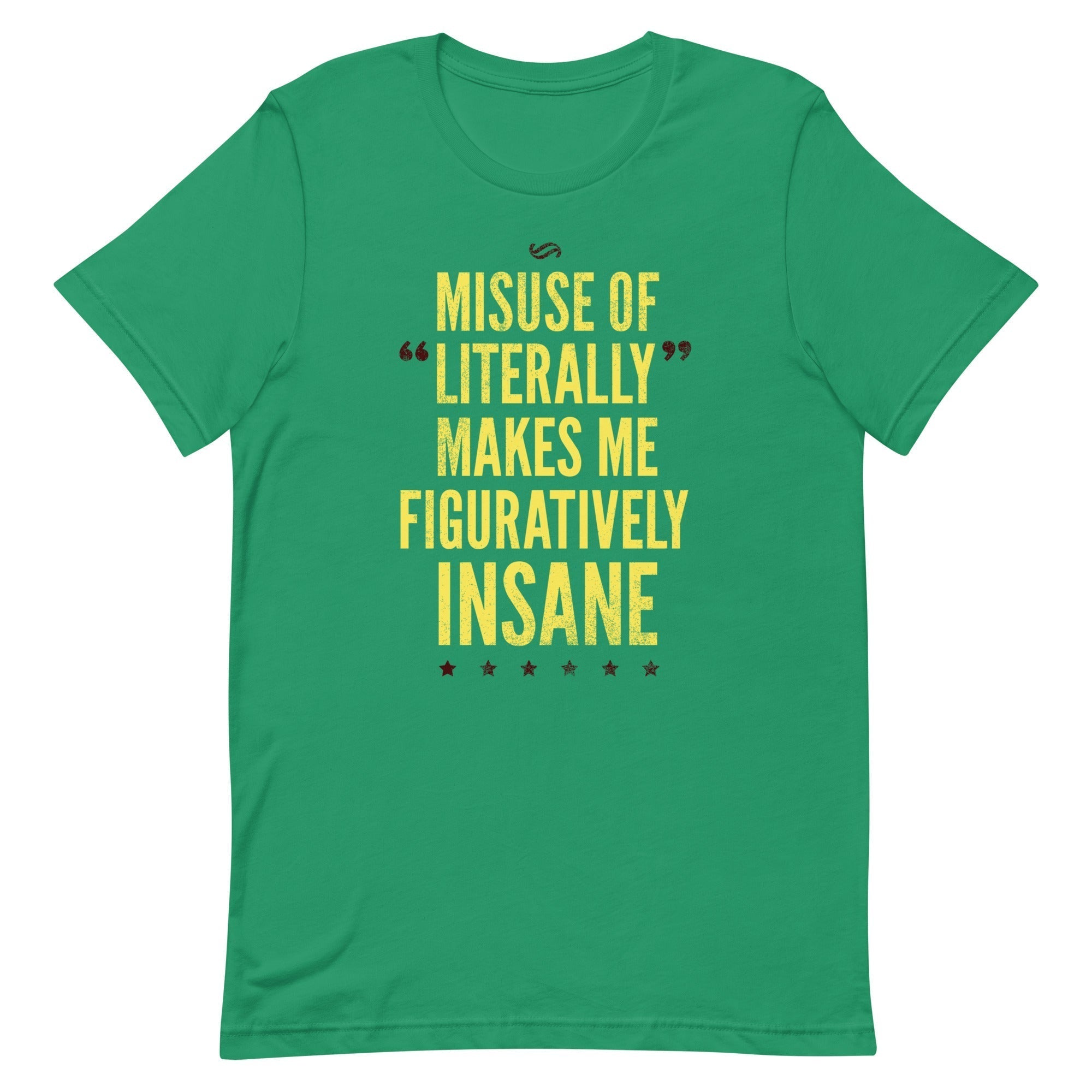 Misuse of Literally Makes Me Figuratively Insane Men's Signature Tee Hoodie, Sweatshirt | CoreVibeTees.com (Image 4)