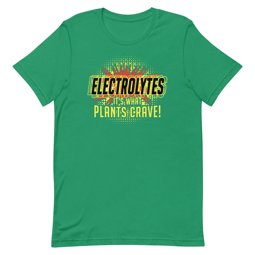 Electrolytes, It's What Plants Crave! Men's Signature Tee Hoodie, Sweatshirt | CoreVibeTees.com (Image 1)